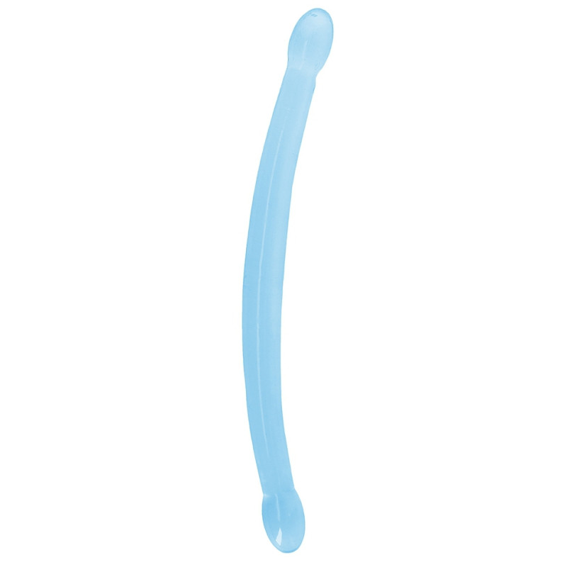 Real Rock Crystal Double Gode Crystal RealRock 42 x 3.5cm Bleu